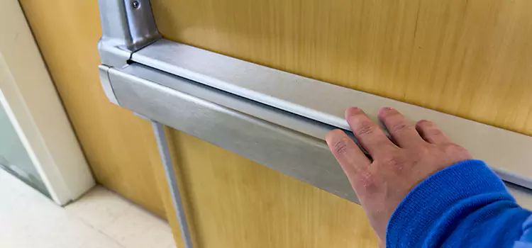 Installing a Push Bar on a Door Kingman